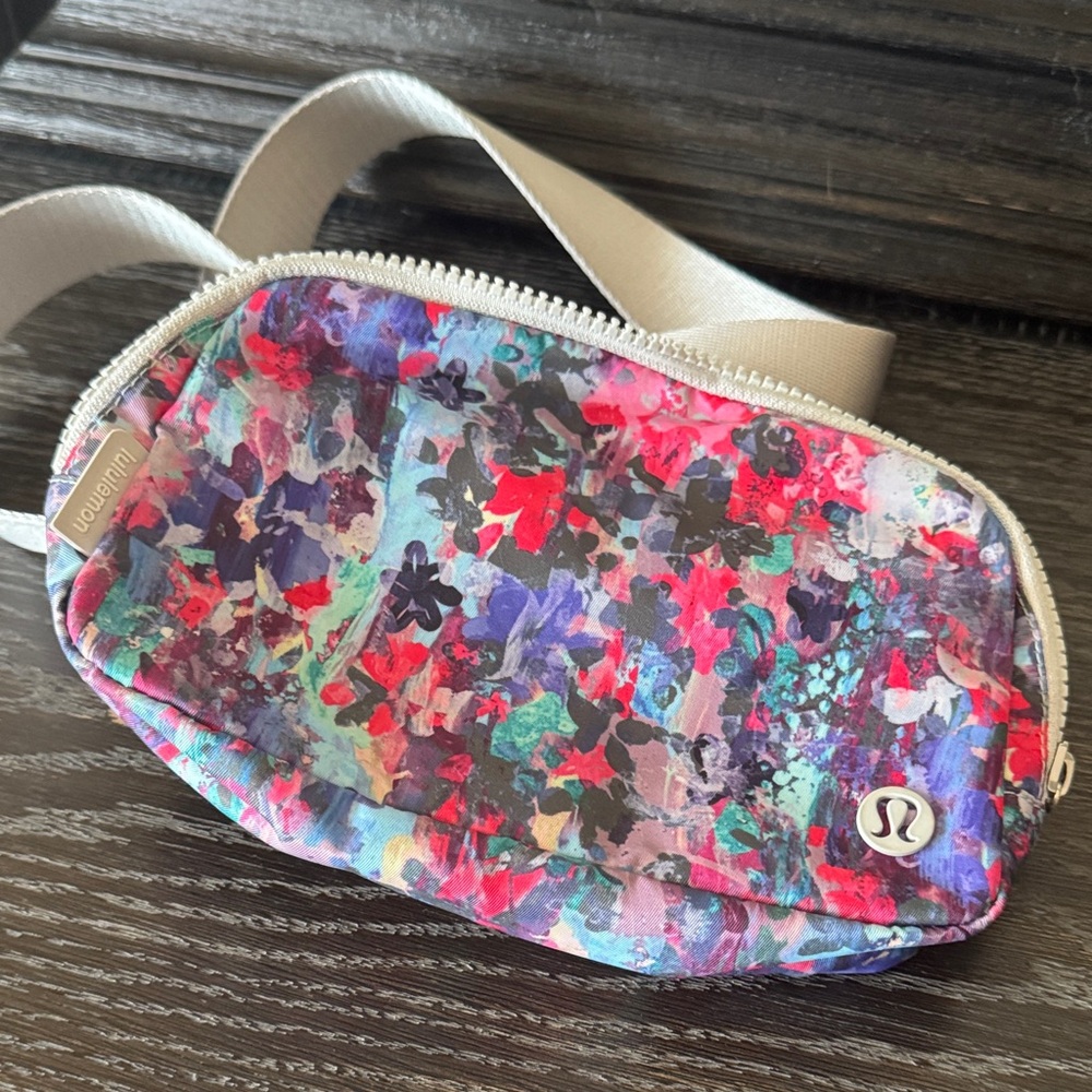 LuluLemon floral belt bag
